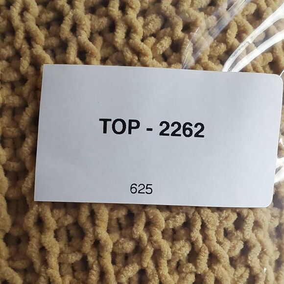 Poof Apparel Tan Chenille Longline Open Front Cardigan Sweater Women’s Size M - Picture 8 of 8